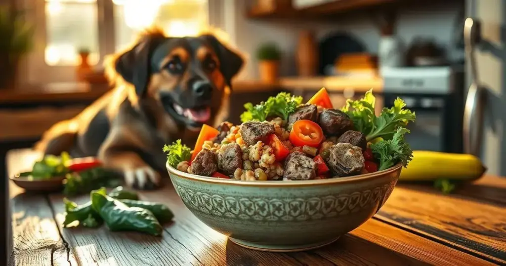 alimentação natural para cães