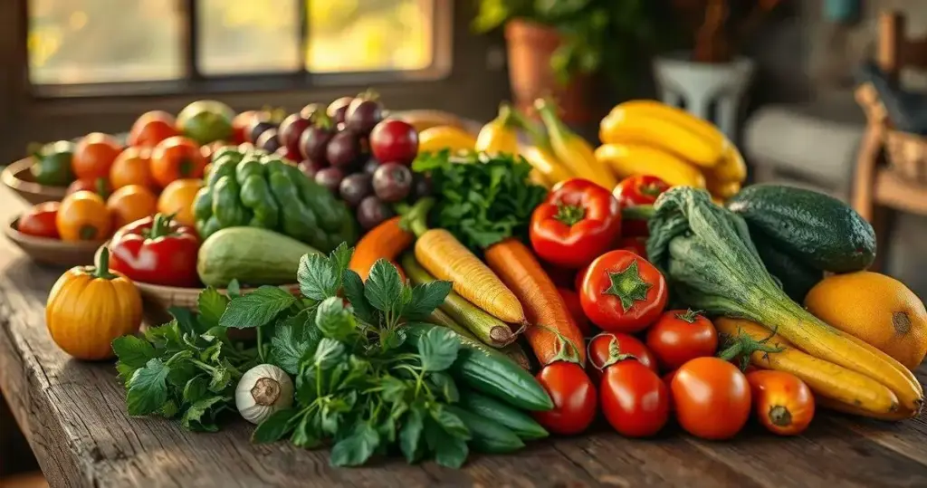 alimentos da estação