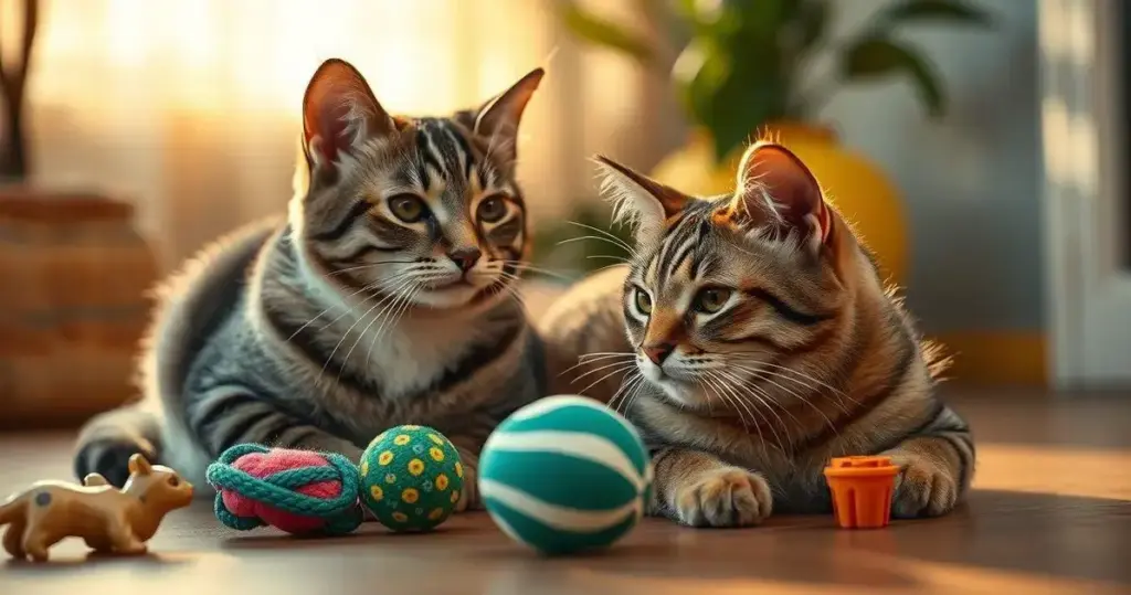 brinquedos para gatos idosos
