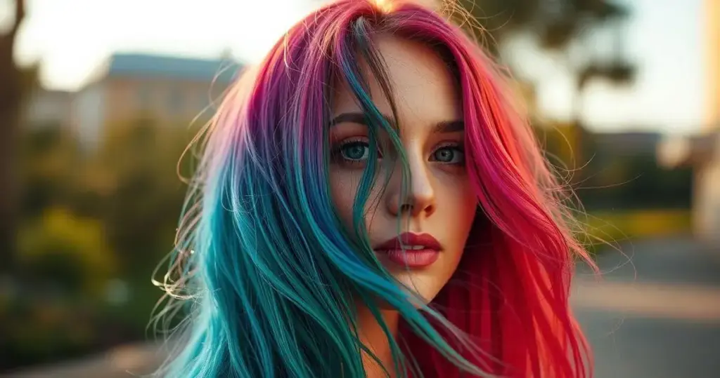 cabelo colorido cuidados