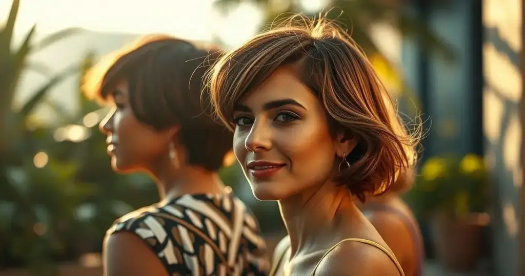 cabelo curto feminino