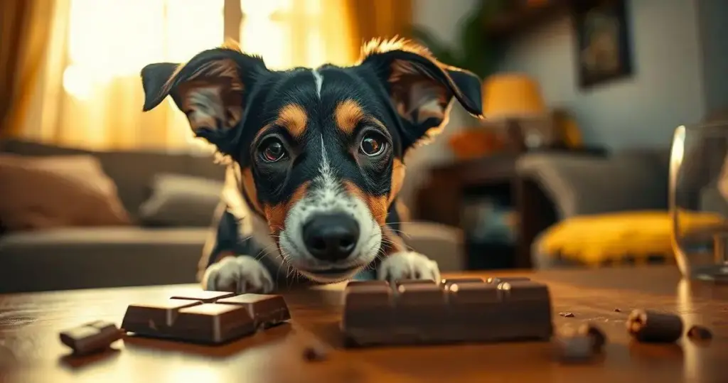 cachorro pode comer chocolate