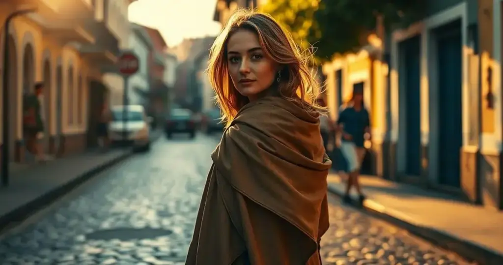 capa feminina como usar