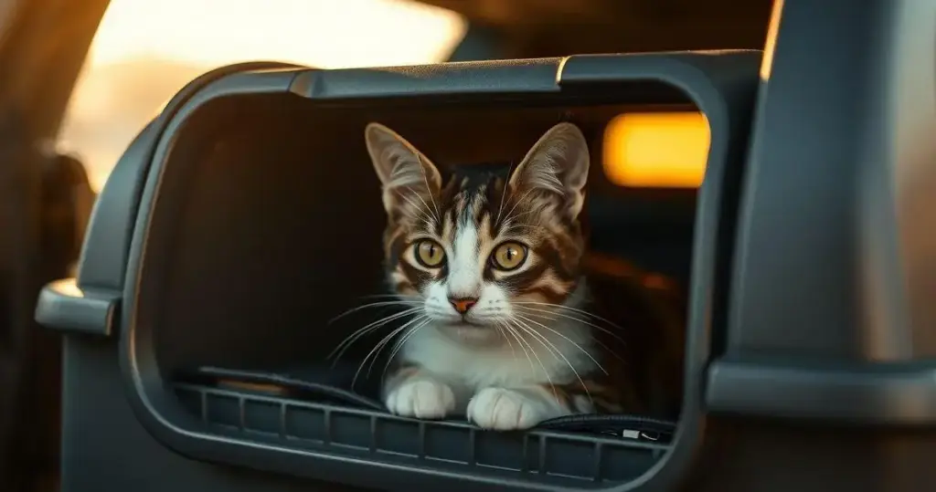 como acostumar o gato na caixa de transporte