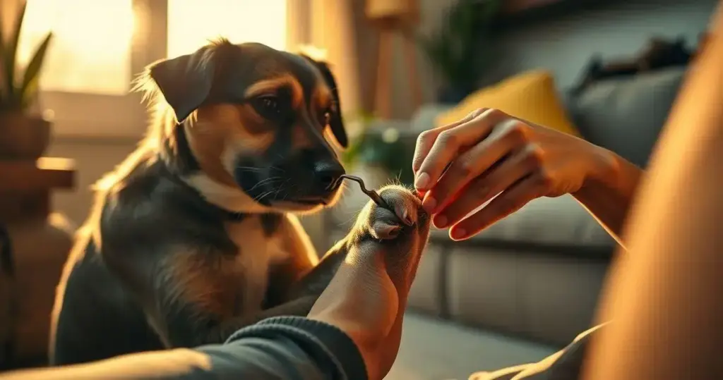 como cortar unha de cachorro