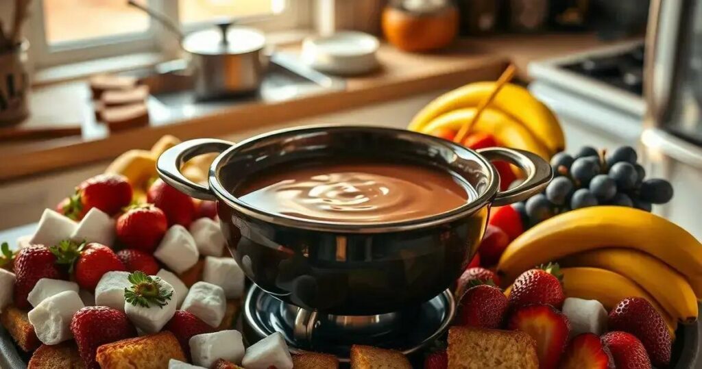 Como Fazer Fondue de Chocolate Cremoso e Brilhante