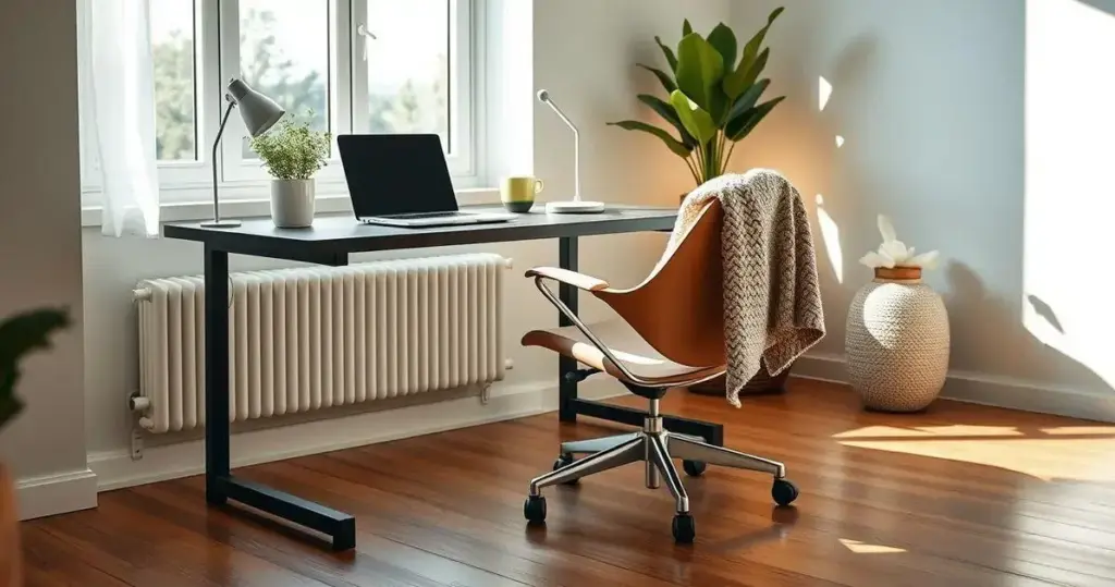como montar um home office ergonômico