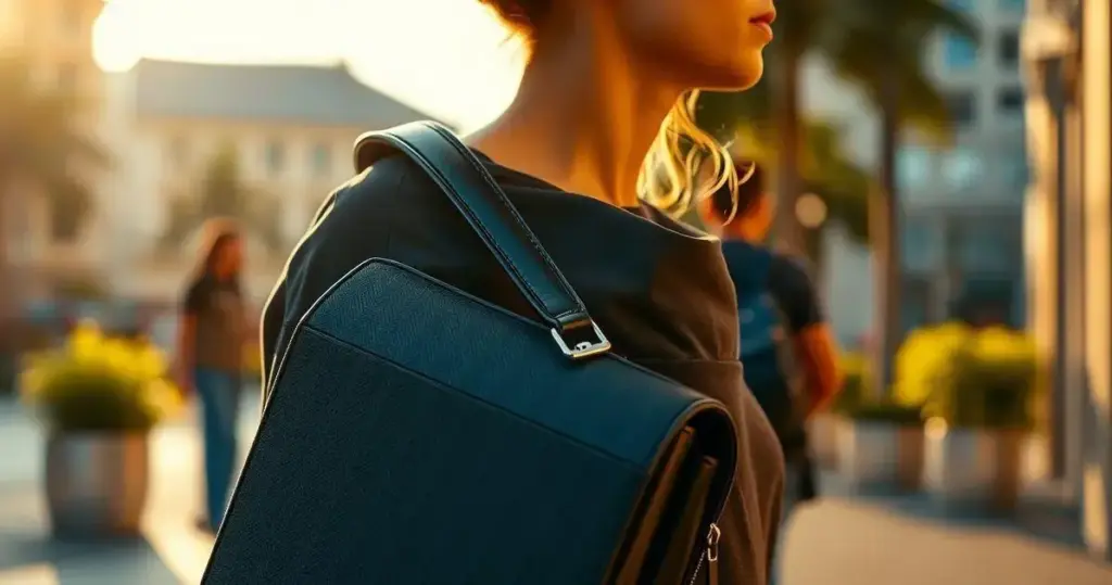como usar bolsa de lado