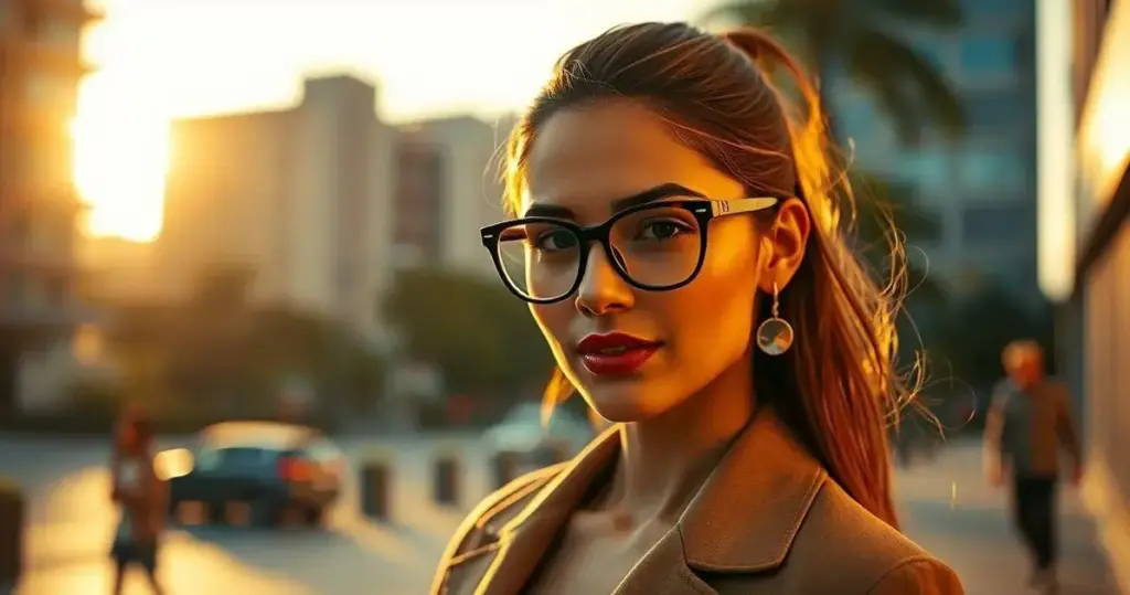 como usar oculos de grau com estilo