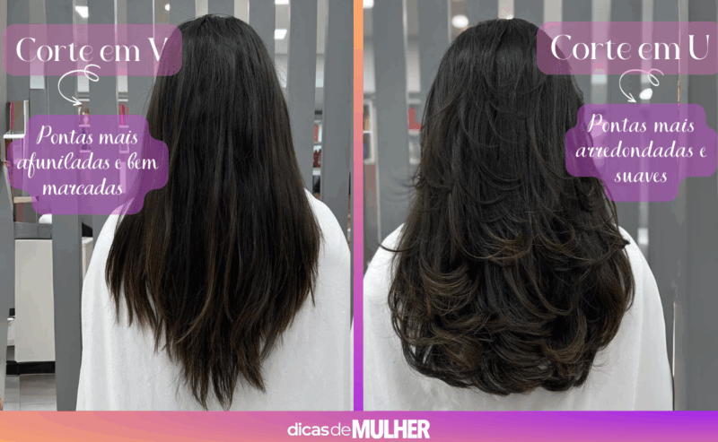 Corte em V: 30 ideias para diferentes ...