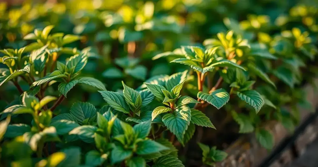 cultivar manjericão italiano horta