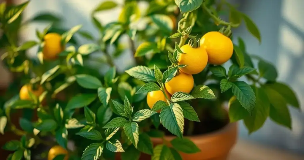cultivar tomilho limão vaso