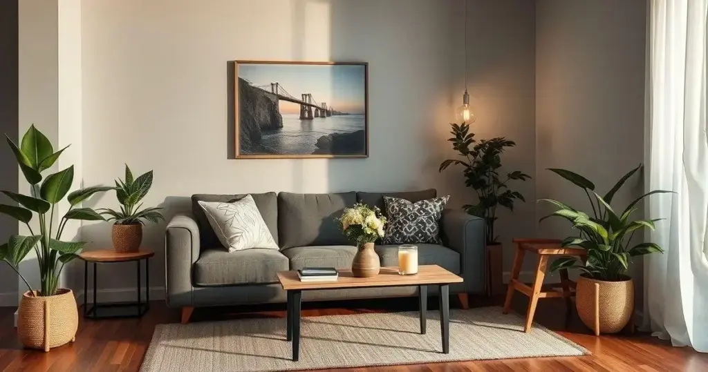 decoração de sala pequena