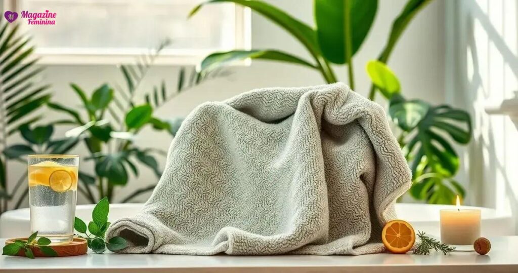 descubra qual e a toalha de banho perfeita para ter uma experiencia de spa incrivel