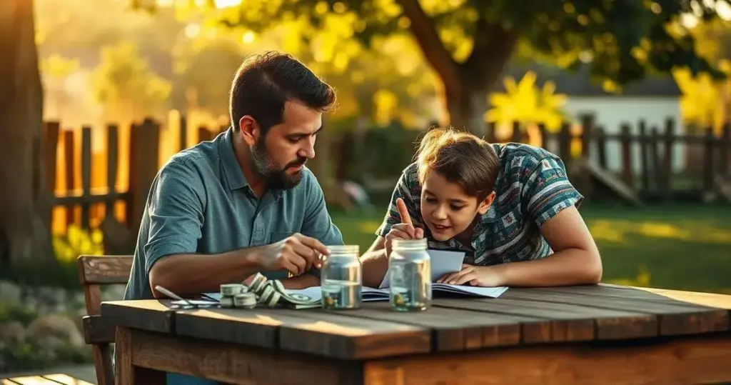 educação financeira para filhos