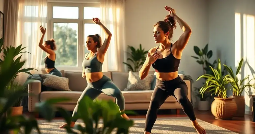 exercícios em casa para mulheres