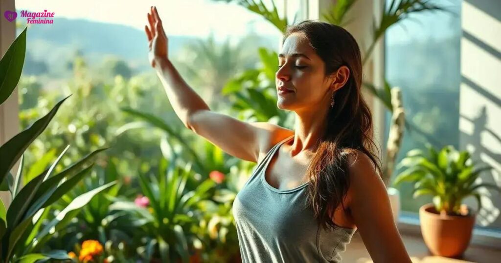 exercícios para aliviar o estresse feminino