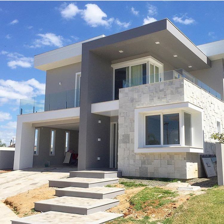 9 ideias de Casa cinza exterior | cores ...