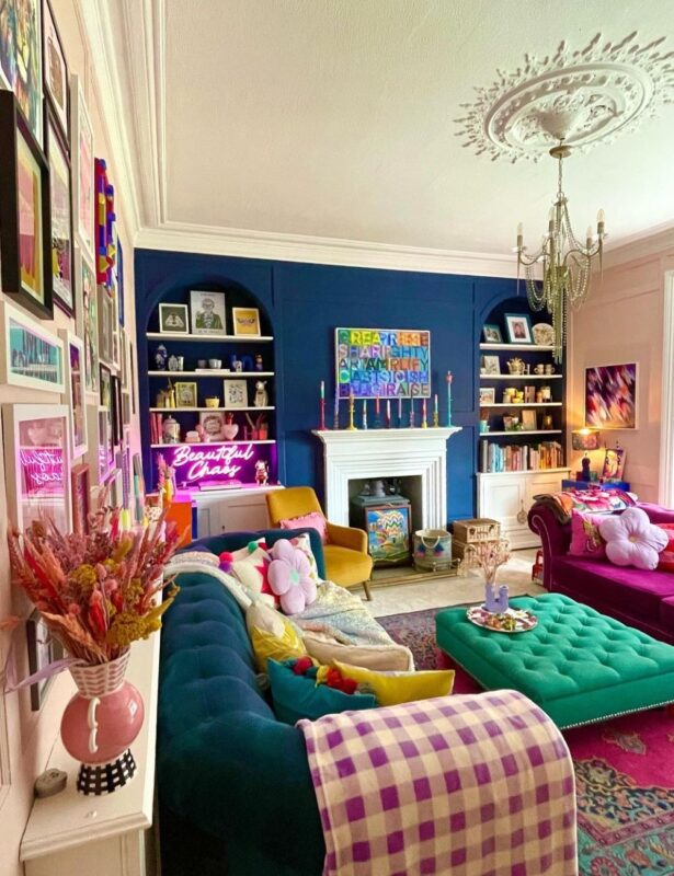 Inspirações de decoração colorida que ...