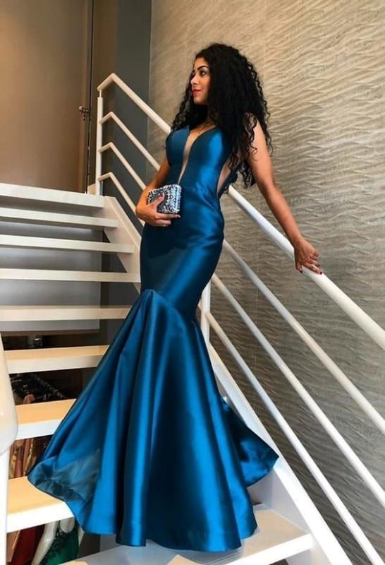 Vestido de formatura estilo sereia sales