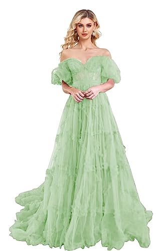 Vestido de formatura evasê com ombros ...