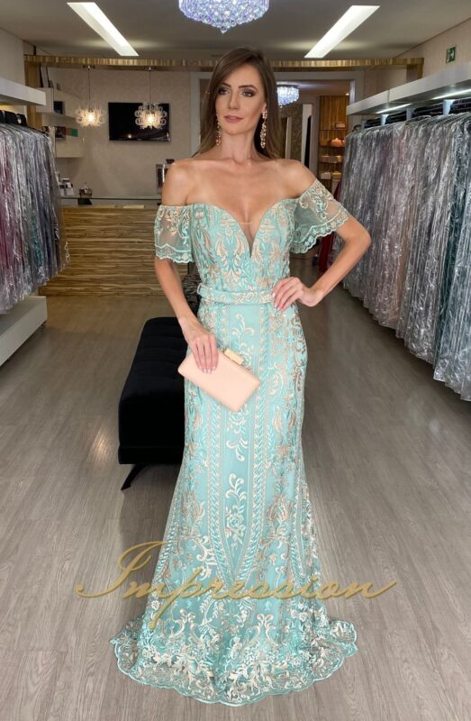 Festa Longo Tiffany com Rose Ombro ...