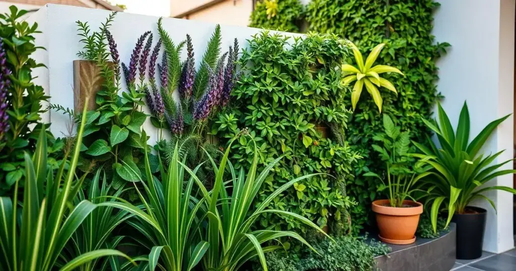 jardim vertical artificial vantagens