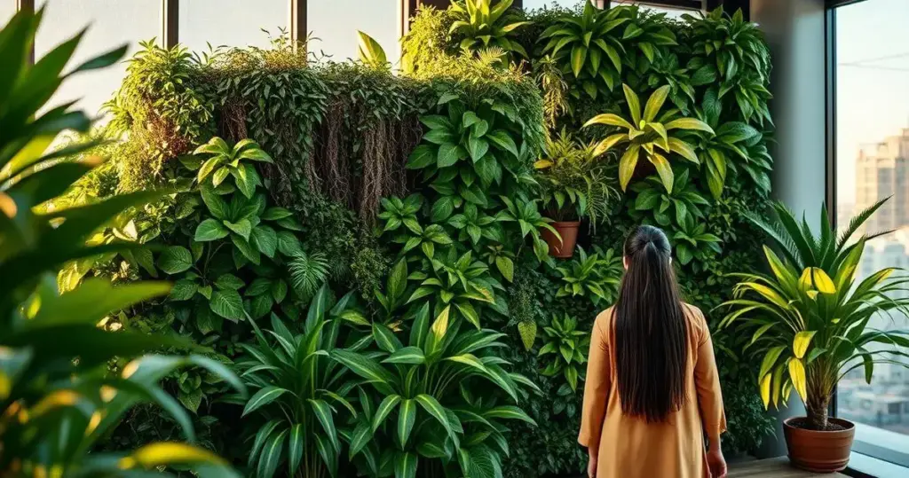 jardim vertical escritório