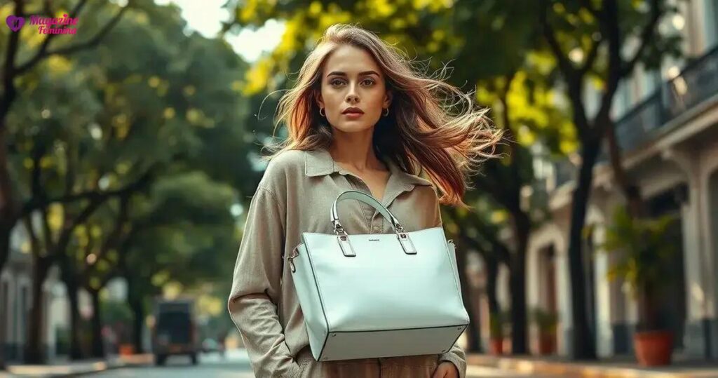look bolsa branca