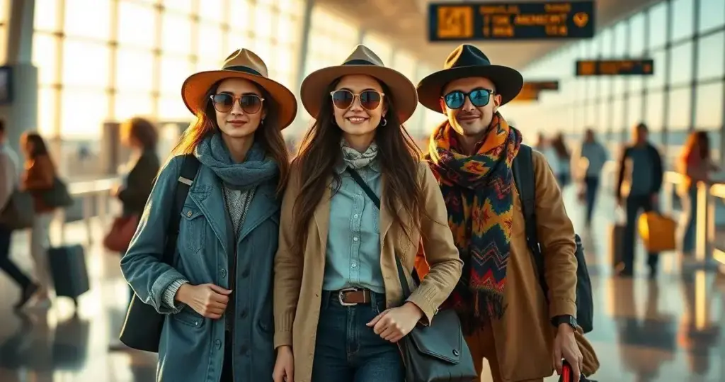 looks para viajar de avião