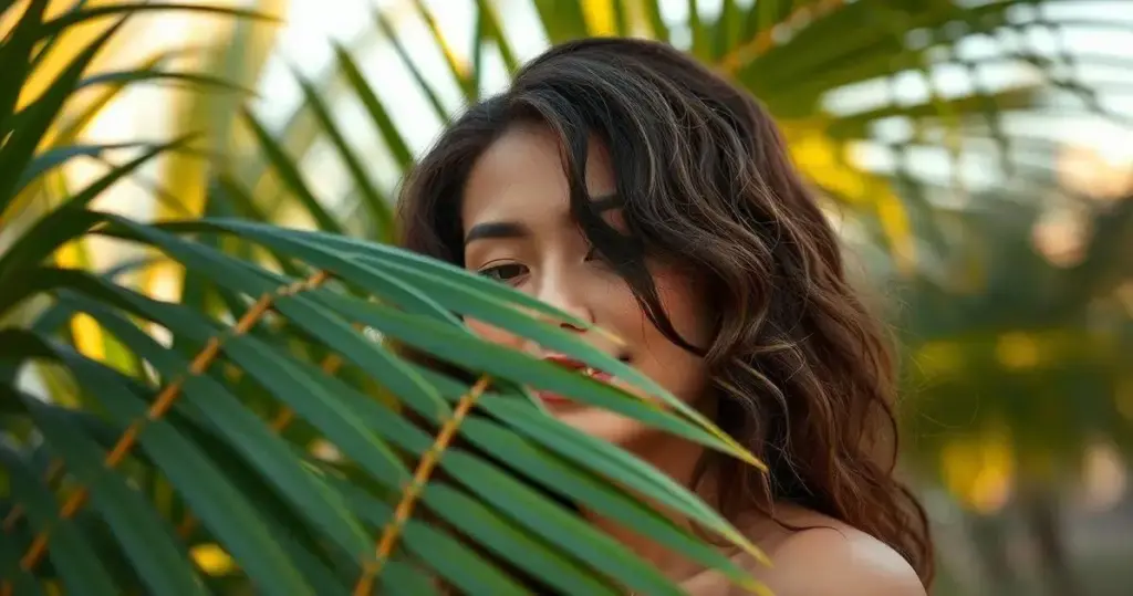 oleo de coco no cabelo