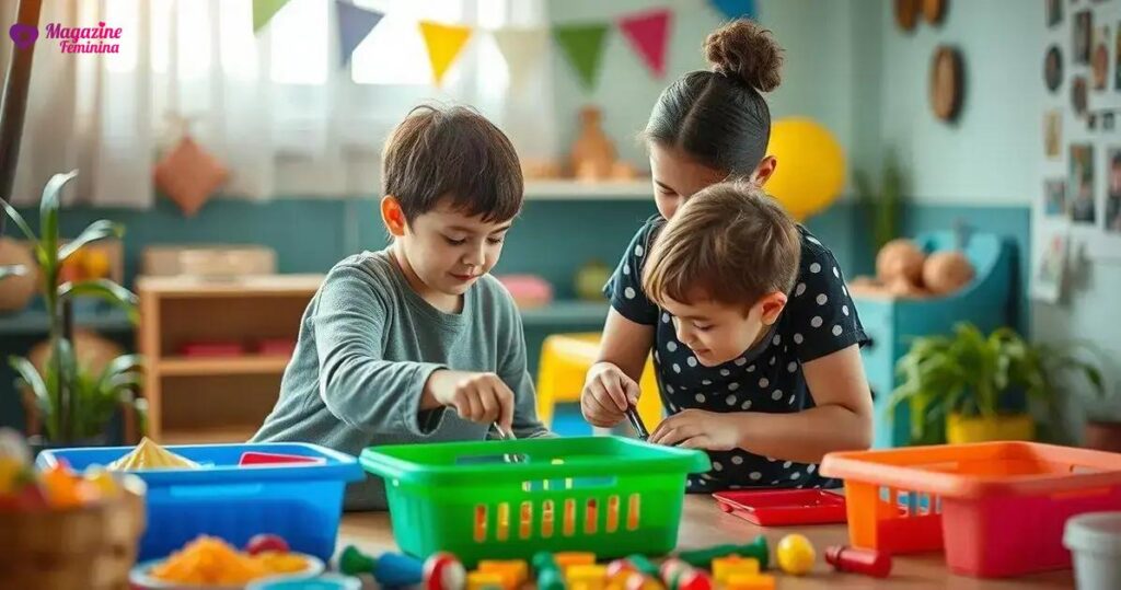 organizar brinquedos das crianças