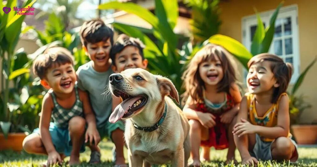 pets e crianças convivência harmoniosa