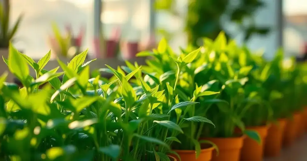 plantas que crescem rápido