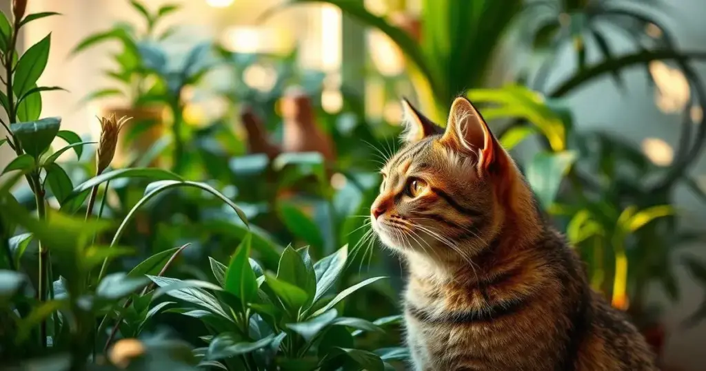 plantas seguras para gatos
