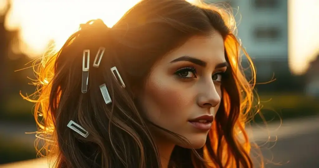 presilhas de cabelo da moda