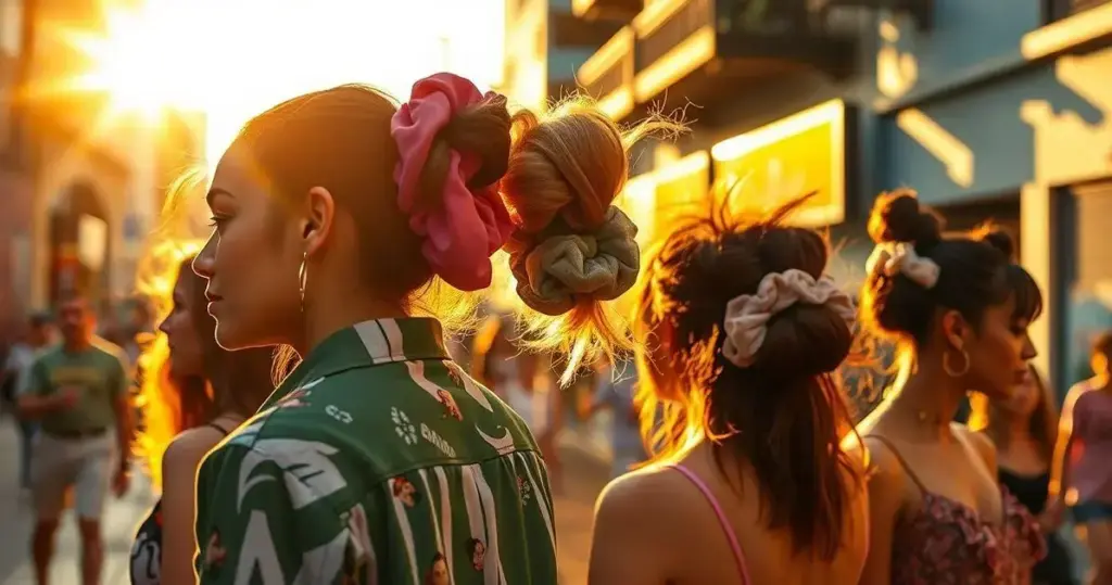 scrunchies como usar