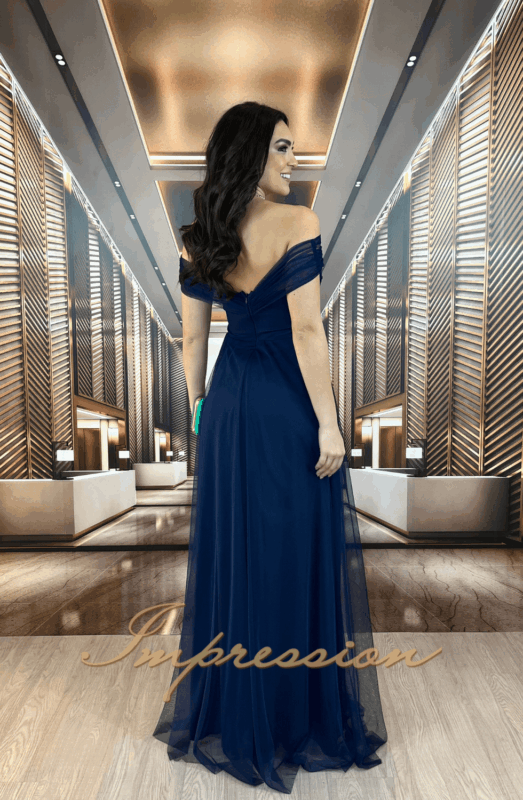 Vestido Longo Formanda Vestido Azul Top ...