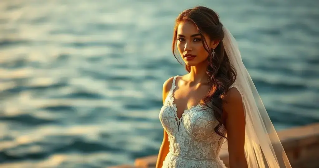 vestido de noiva sereia