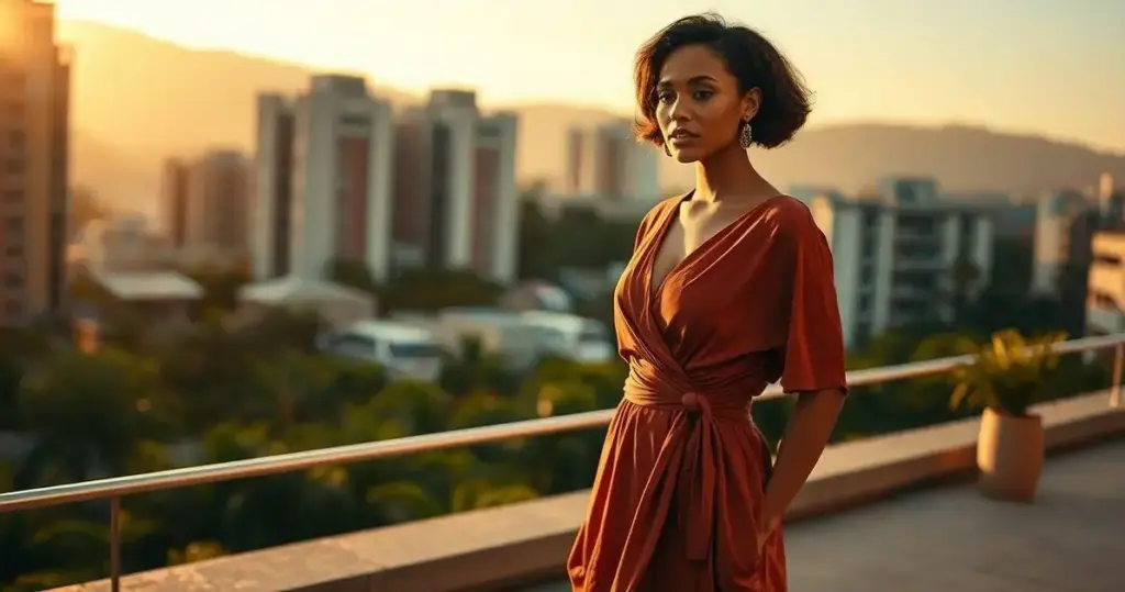 vestido transpassado como usar